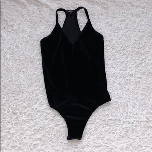 Black Velvet Bodysuit